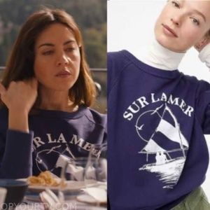 J Crew Sur La Mer sweatshirt size M